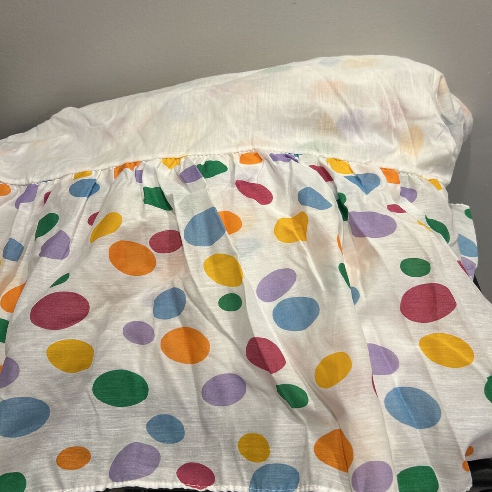 Vintage Barney Twin Sized Bedskirt w ruffle Bibb Co